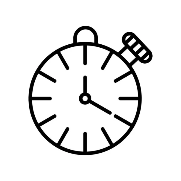 Stopwatch Icon Vector Illustration — Stock Vector