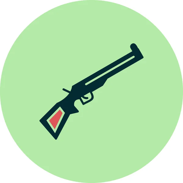 Arma Icono Web Ilustración Simple — Vector de stock