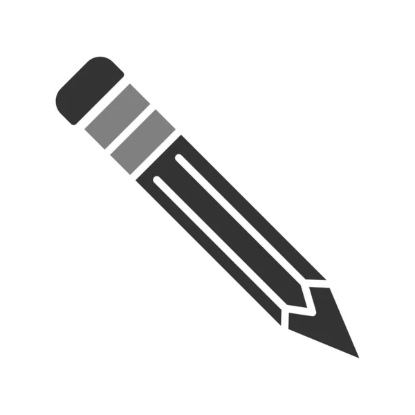 Bleistift Symbol Vektorillustration — Stockvektor