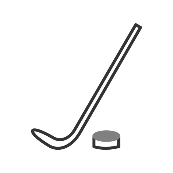Хокейний Значок Векторні Ілюстрації — стоковий вектор