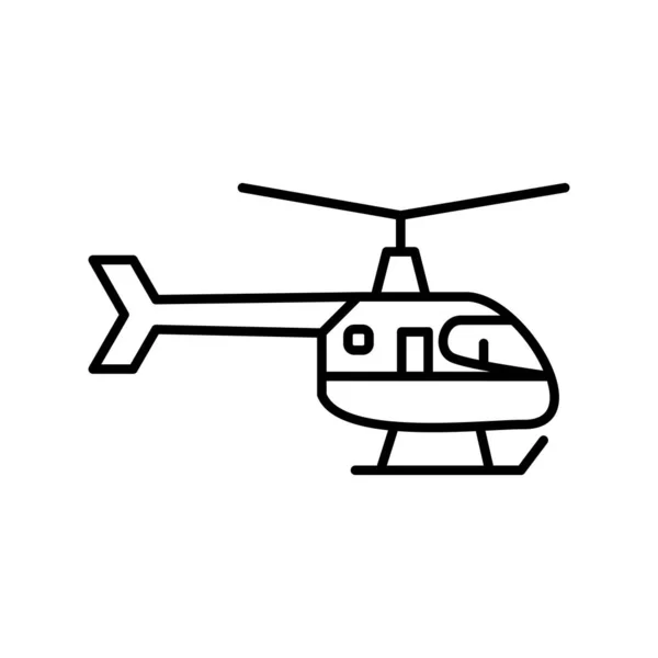 Illustration Vectorielle Icône Hélicoptère — Image vectorielle