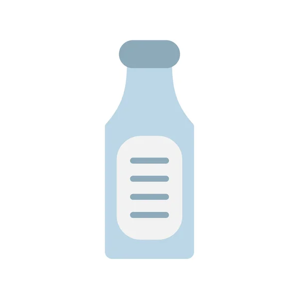 Иконка Бутылки Молока Векторная Иллюстрация — стоковый вектор
