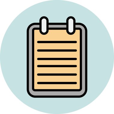 Hatırlatma. Web simgesi basit tasarım