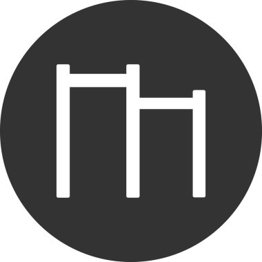 Chin Up simgesinin vektör görüntüsü  