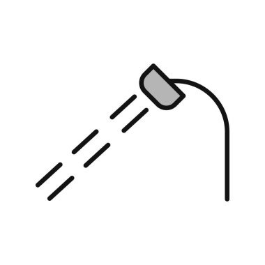 Duş simgesi. Su damlalarının basit bir gösterimi, ağ için vektör simgesi