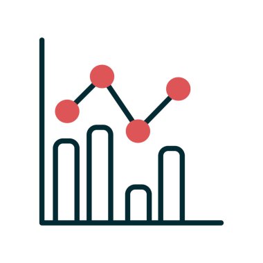 İş grafiği İstatistikler, basit web simgesi