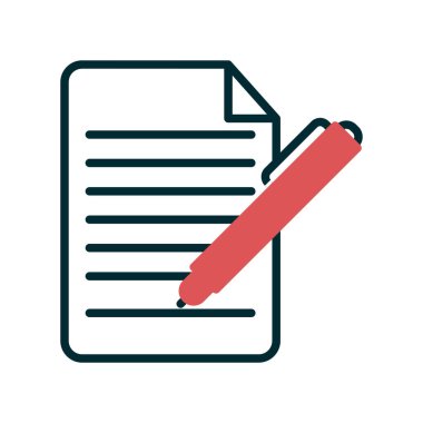 Simge vektör çizim yazmak