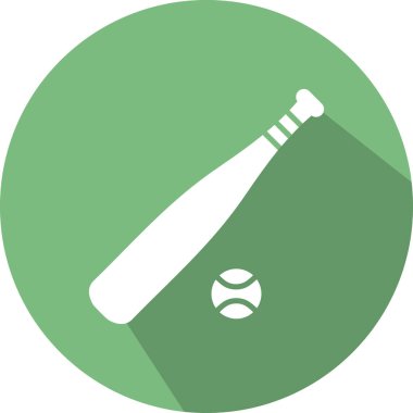 Beyzbol simgesi, vektör illüstrasyonu