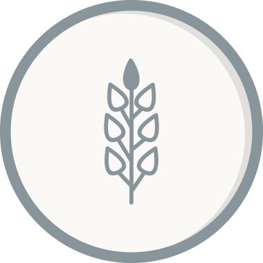 buğday simgesinin vektör illüstrasyonu