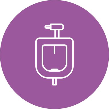 vektör idrar simgesi resimleme tasarımı