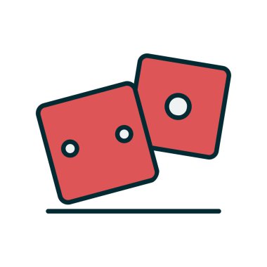 zar simgesi vektör illüstrasyonu