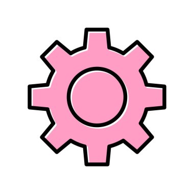 cogwheel vektör ağ simgesi