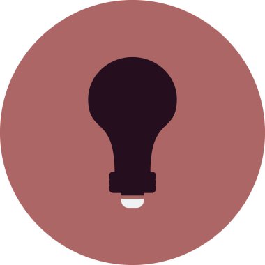 ampul vektörü ince çizgi simgesi