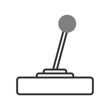 Joy Stick. Web simgesi basit tasarım