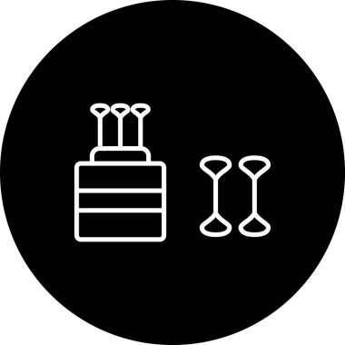 Cotton Swab vektör simgesi