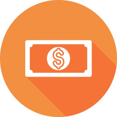 Dolar işareti simgesi, vektör çizimi