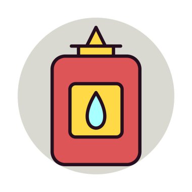 Göz damlası simgesi, beyaz arkaplanda izole edilmiş vektör 