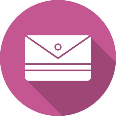 zarf vektörü ince çizgi simgesi