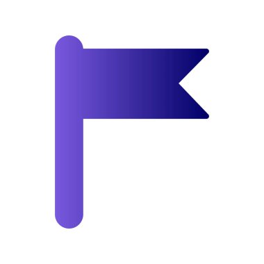 bayrak ikonu vektör illüstrasyonu 