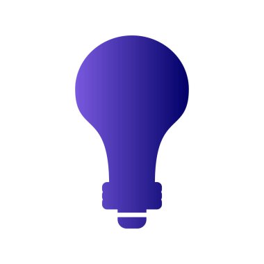 ampul vektörü ince çizgi simgesi