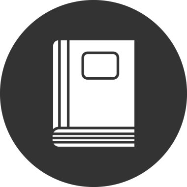 Kitap. Web simgesi basit tasarım