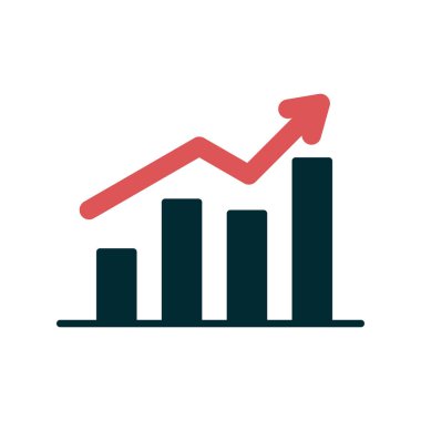 İş grafiği İstatistikler, basit web simgesi