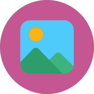 fotoğraf resim simgesi, vektör illüstrasyonu