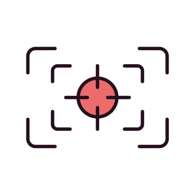 Focus 'un vektör illüstrasyonu