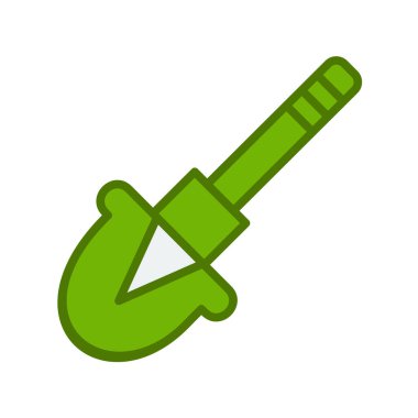 Düz vektör simge kürek