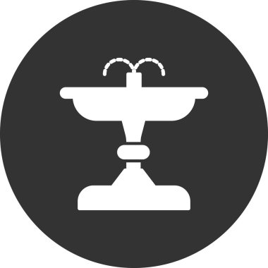 fıskiye ikonu vektör illüstrasyonu