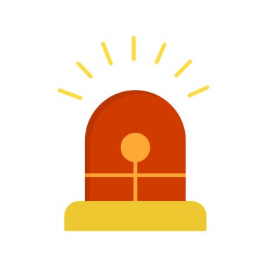 Siren simgesi, vektör çizimi