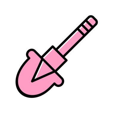 Düz vektör simge kürek