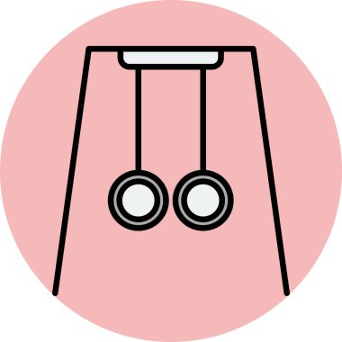 vektör jimnastik halkaları resimleme