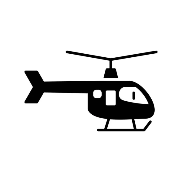 Vectorillustratie Van Het Pictogram Van Helikopter — Stockvector