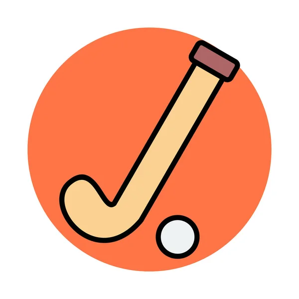 Hockey Pictogram Vectorillustratie — Stockvector