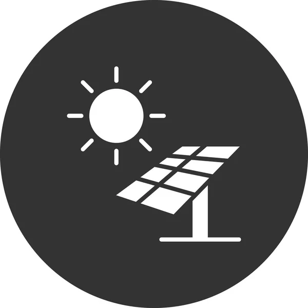 太阳能面板图标 矢量图 — 图库矢量图片