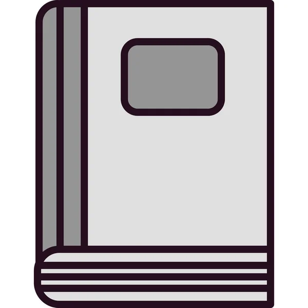 Book Web Icon Simple Design — Stock Vector