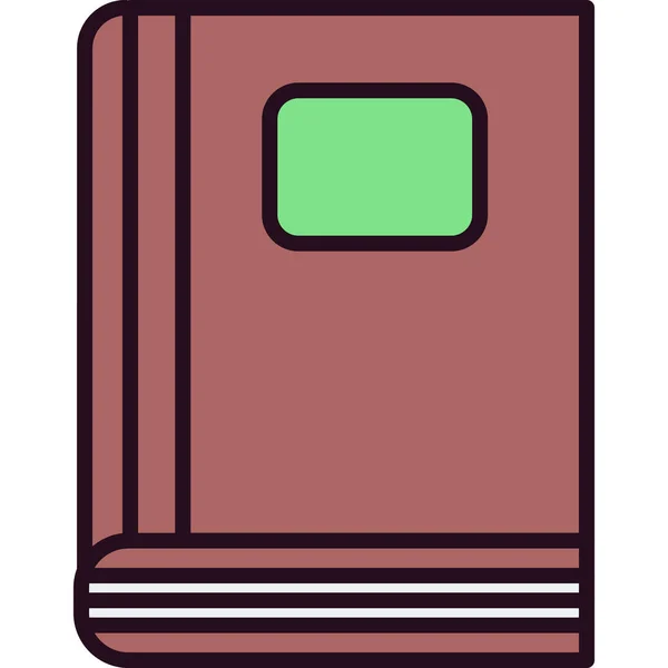 Book Web Icon Simple Design — Stock Vector
