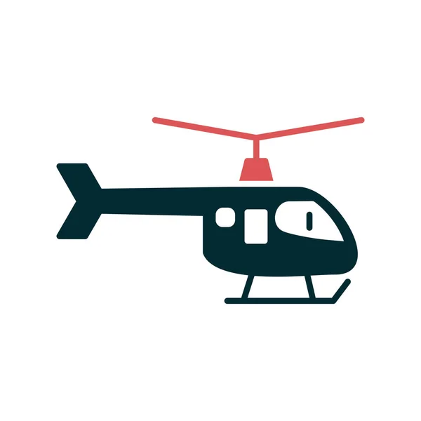 Vectorillustratie Van Het Pictogram Van Helikopter — Stockvector