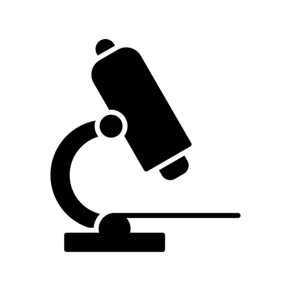 Icono Del Microscopio Vector Ilustración — Vector de stock