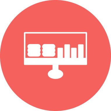 vektör Kar simgesi, basit arkaplan