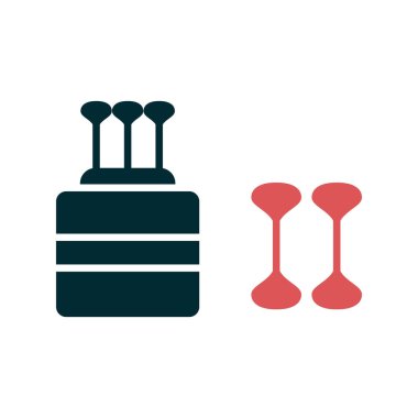 Cotton Swab vektör simgesi