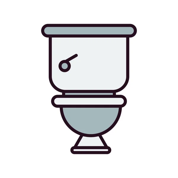 Vektor Symbol Der Toilette — Stockvektor