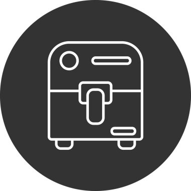 Resim, Air Fryer simge vektörü