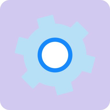 Çarklı. Web simgesi vektör illüstrasyonu ayarlanıyor