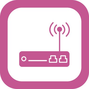  Wi-fi yönlendirici vektör illüstrasyonu