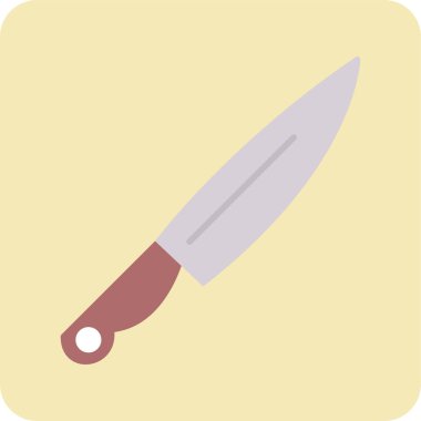 Bıçak. Web simgesi basit illüstrasyon 