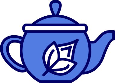 çaydanlık simgesi, basit tasarım