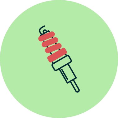 Buji vektör simgesi modern illüstrasyonuName