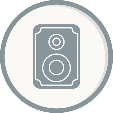 Woofer 'ın vektör illüstrasyonu